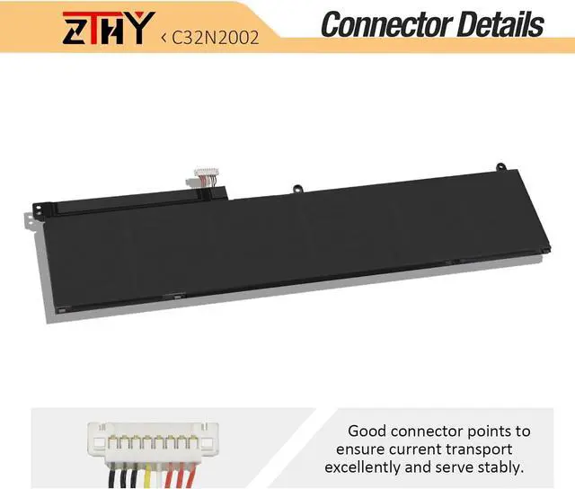 Alt view image 5 of 5 - C32N2002 Battery Replacement for Asus ZenBook Pro 15 OLED UM535 UM535Q UM535QE UM535QA UM535QH UX535 UX535L UX535LI Flip 15 UX564 UX564EH UX564EI UX564P UX564PH Q538 Q538E Q538EI Q528 Q528E Q528EH