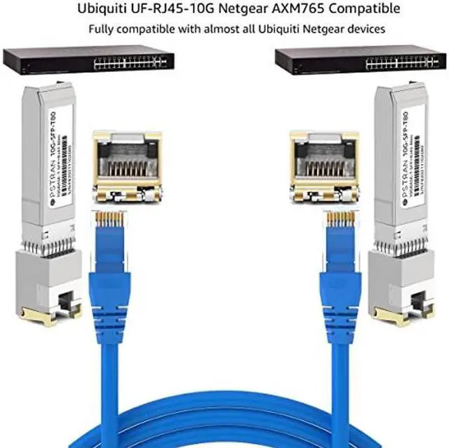 Alt view image 4 of 5 - OPSTRAN 10GBASE-T SFP+ to RJ45 Copper Transceiver Module Compatible with Ubiquiti Unifi Ufiber UF-RJ45-10G-80 10G SFP+ 80m Cat6a/7