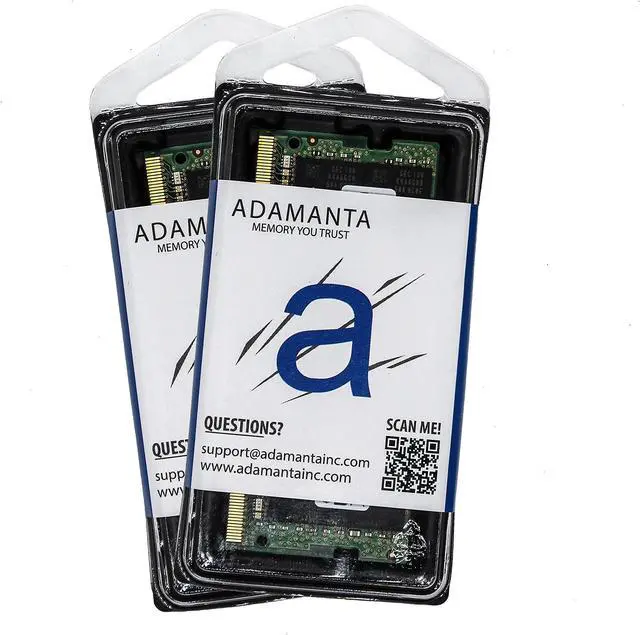Alt view image 2 of 2 - Adamanta 32GB (2x16GB) Compatible for MSI GE65, GF63, GL63, GL65, GL73, GL75, GP65, GP75, GS65, GS75 Thin, Leopard, Raider, Stealth DDR4 2666MHz PC4-21300 SODIMM 2Rx8 CL19 1.2v Laptop Upgrade DRAM RAM