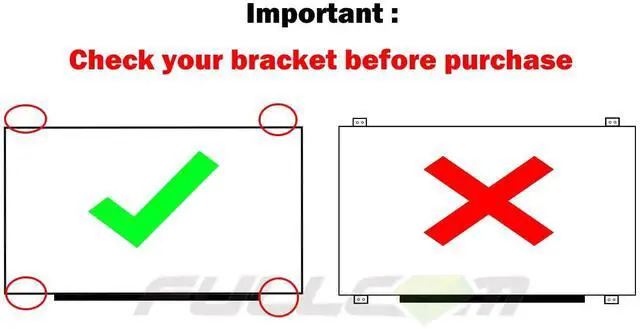 Alt view image 4 of 5 - FULLCOM New LCD Replacement Screen 15.6 Inch NT156WHM-N34/NT156WHM-N35/NT156WHM-N44 HD 1366x768 30 Pin Matte for Laptop/Display/Screen/LCD Application