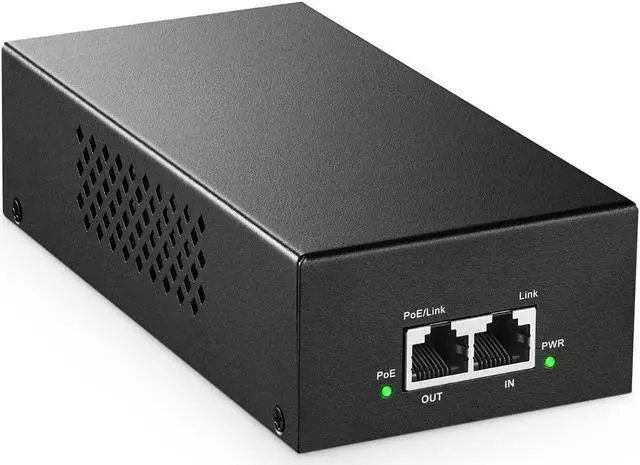 Main image of MokerLink Gigabit PoE Injector, 802.3af/at/bt 90W, 10/100/1000Mbps Ethernet, Plug & Play, Non-PoE to PoE Adapter, Distance Up to 100 Meters (328 ft.)