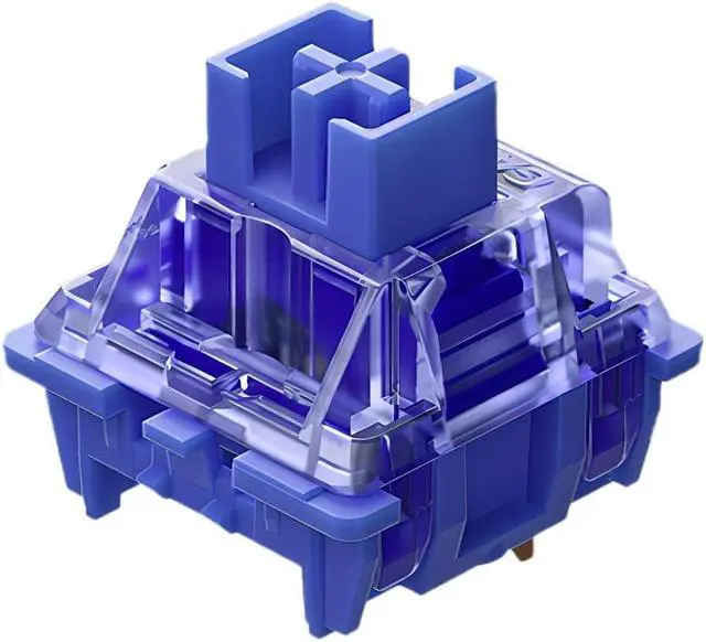 Alt view image 2 of 5 - Gateron CJ Switches for Mechanical Gaming Keyboard Custom 45gf 50gf Pom Series 3 Pin pre lubed Linear Silent Keyboard Switches (Dark blue70PCS)