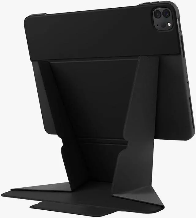 Alt view image 3 of 5 - UNIQ iPad Pro 11 Inch Case (5th Generation Black) | Uniq RYZE Elevation+ Integrated Foldable Case