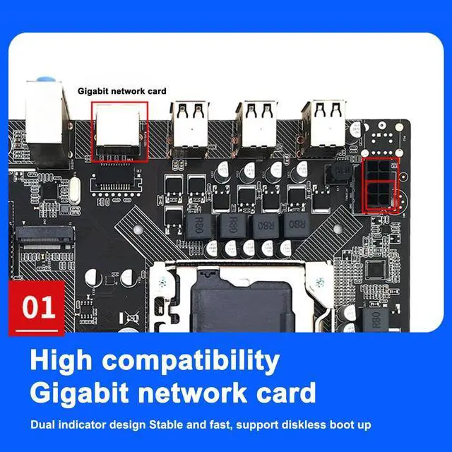 Alt view image 2 of 5 - X79 Motherboard Set with 6 Cores 12 Threads, 8GB DDR3, Indicator Light for PC
