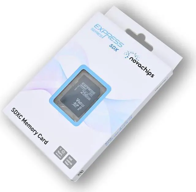Alt view image 4 of 5 - Novachips 256GB Express SDXC V60 UHS-II Memory Card - Nikon/Panasonic/Canon/Sony/Fujifilm (NP467C256GTX3)
