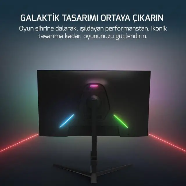 Alt view image 5 of 5 - GAMEPOWER Rapid 27 inch Gaming Monitor 360Hz 1ms, 1080P Flat IPS, HDR10 Height/Tilt/Swivel/Pivot Adjustable RGB Anti-Glare Display, HDMI/DP/USB, FreeSync, G-Sync, 350 cd/m² Bright LEDs, Laser Logo