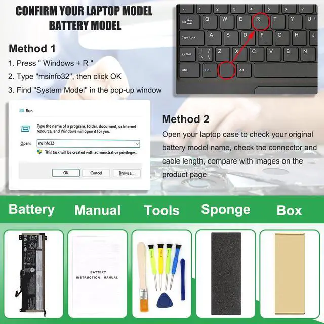 Alt view image 5 of 5 - RHKRKQN L19M4PC0 L19C4PC0 Laptop Battery Replacement for Lenovo Legion 5P-15IMH05 Legion 5-15IMH05 5-15ARH05 Series 5B10W86194 5B10W86195 5B10W86196 L19C4PC1 L19M4PC1 15.44V 60Wh