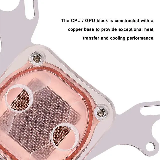 Alt view image 4 of 4 - Fans & Cooling,DIY 240mm Cooler CPUGPU Block Pump Reservoir LED Fan Heat Sink Compputer Water Cooling Kit