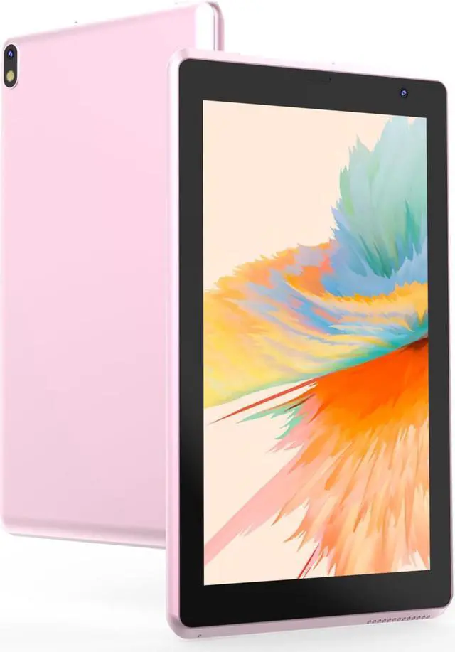 Main image of WUIUHOU 2024 Tablet, Android 12, 7 Inch IPS Touch Screen, Quad-Core, 4GB+32GB (1TB Expansion), WiFi, BT, Screen Protector, Lightweight, Pink