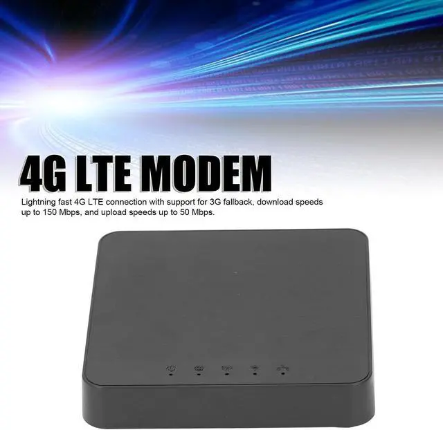 Alt view image 3 of 5 - 4G LTE Router, 2 Gigabit Ethernet Ports Ultra Compact SIM Modem Mobile Hotspot for Travelling Campers and Security Cameras.