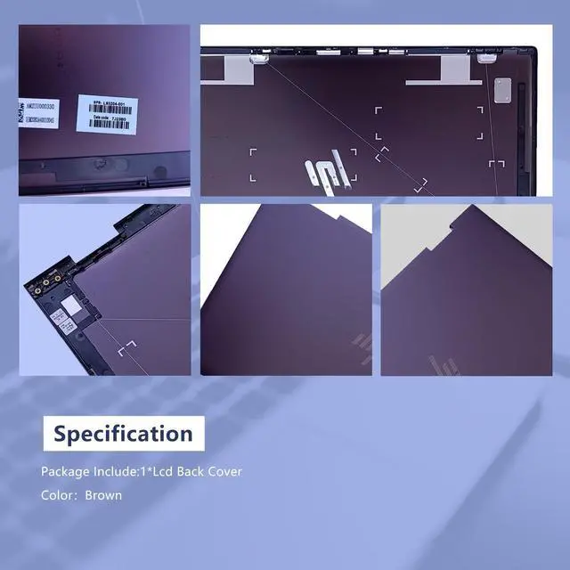 Alt view image 4 of 5 - D-KXCPELE Replacement LCD Back Cover for 15.6" HP Envy X360 15T-ED 15M-ED 15M-EE 15-ED 15-EE, 15T-ED000 15M-ED0013DX 15M-ED0023DX 15M-EE0013DX 15M-EE0023DX 15-EE1093CL Laptop L93204-001 Brown