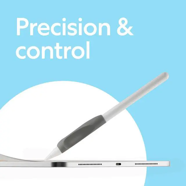 Alt view image 4 of 5 - Paperlike's Pencil Grips & Cleaning Kit for Apple Pencil and iPad - 2X Grips for Ergonomic Precision and 1x refillable Microfiber Spray Bottle & Cleaning Solution + 5 Refill Tablets