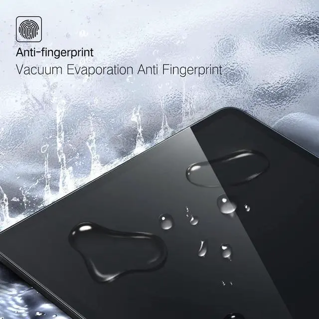 Alt view image 5 of 5 - PERFECTSIGHT Anti Blue Light Screen Protector Compatible with iPad Air 11 Inch M3/M2 (7th/6th Generation, 2025/2024), Eye Protection Blue Light Filter, Anti Fingerprint Tempered Glass, 1 Pack