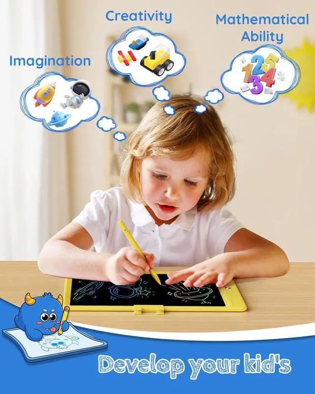 Alt view image 3 of 5 - TEKFUN 10Inch LCD Writing Tablet Doodle Board