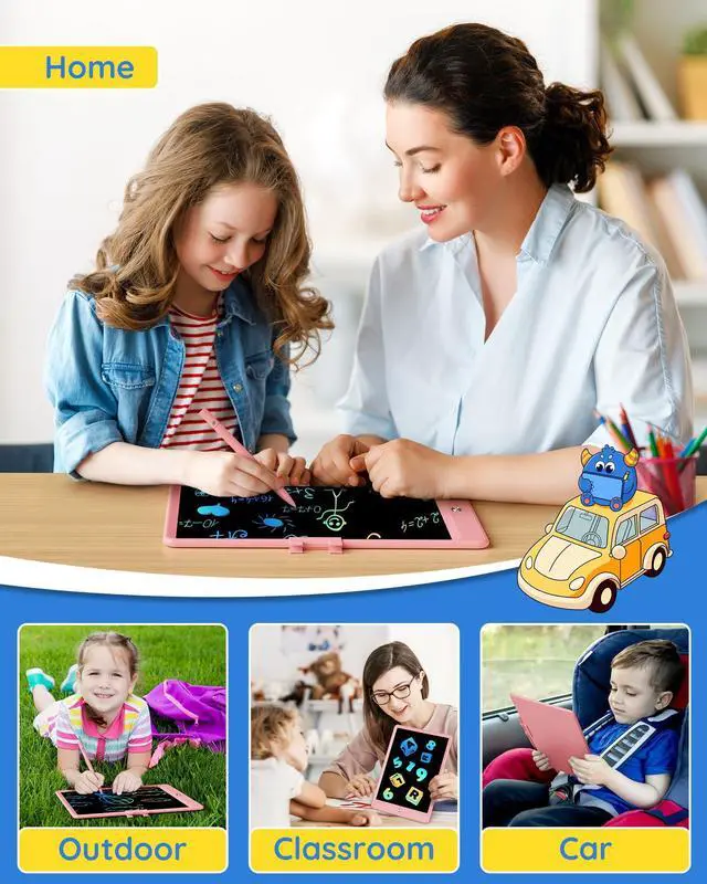 Alt view image 5 of 5 - TEKFUN 10Inch LCD Writing Tablet Doodle Board