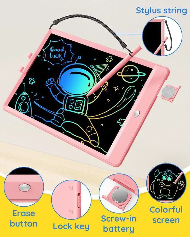 Alt view image 2 of 5 - TEKFUN 10Inch LCD Writing Tablet Doodle Board