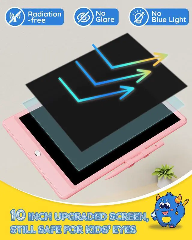 Alt view image 4 of 5 - TEKFUN 10Inch LCD Writing Tablet Doodle Board