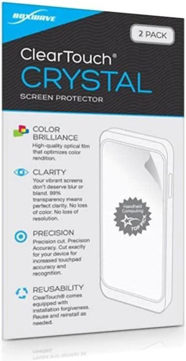 Alt view image 2 of 5 - BoxWave Screen Protector Compatible with Verifone C18 - ClearTouch Crystal (2-Pack), HD Film Skin - Shields from Scratches