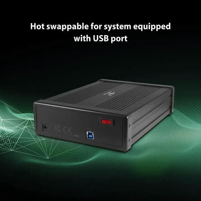 Alt view image 5 of 5 - Vantec NexStar DX2 USB 3.0 External Enclosure Design for 5.25" Blu-Ray/CD/DVD SATA Drive, Second Generation of DX, No Drivers Needed, Aluminum Alloy (NST-540S3-BK)