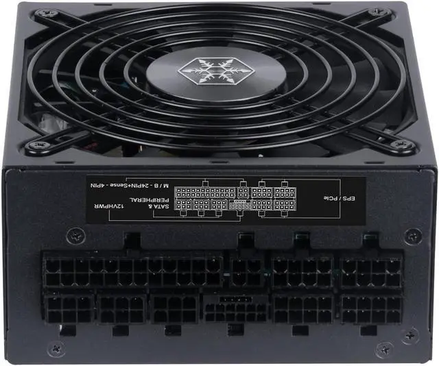 Alt view image 3 of 5 - SilverStone Technology SX1000R Platinum Cybenetics Platinum 1000W SFX12V 4.0 & PCIe 5.0 Fully Modular SFX-L Power Supply, SST-SX1000R-PL