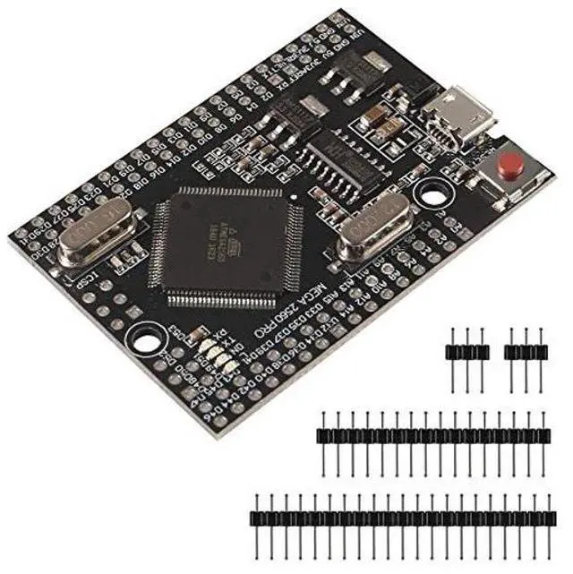 Alt view image 2 of 5 - AITRIP MEGA 2560 PRO Embed CH340G/ATMEGA2560-16AU Chip with Male Pin headers Compatible for Arduino Mega2560 Module (2pcs)