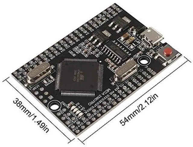 Alt view image 5 of 5 - AITRIP MEGA 2560 PRO Embed CH340G/ATMEGA2560-16AU Chip with Male Pin headers Compatible for Arduino Mega2560 Module (2pcs)