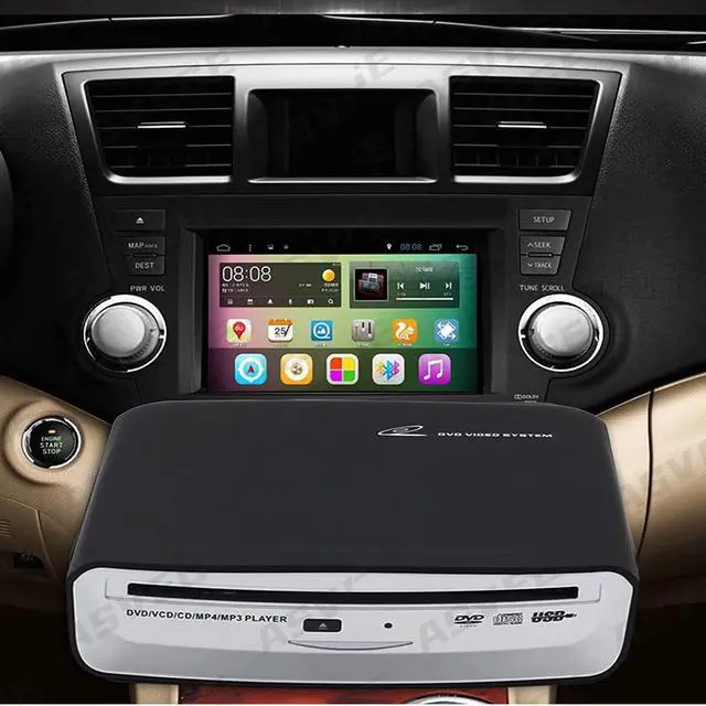 Alt view image 5 of 5 - ASVEGE External USB CD Player VCD MP3 MP4 for Car Android System Ideal Gift for DAD