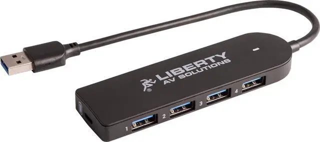 Main image of DigitaLinx DL-4USB-HUBP Powered USB 4 Port USB 3.0 Hub