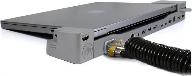 Alt view image 4 of 5 - LandingZone Docking Station for The 14-inch M1 & M2 & M3 Pro/Max & M4/M4 Pro/M4 Max MacBook Pro & M [MacBook Model A2442, A2779, A2992, A3112, A3401, A3185] - New Firmware