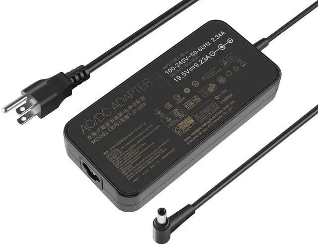 Main image of 180W AC Charger Compatible with Asus A20-180P1A TUF FX566IV FX506IH FX506II FX506IU FX506IV FA706 FA706IU TUF706 FX766IU TUF766 ROG Zephyrus G14 GA401QE GA401QM Laptop Power Supply Cord