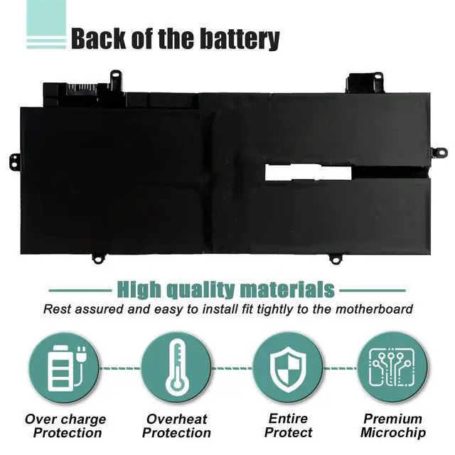 Alt view image 4 of 5 - BOWEIRUI L20C4P71 L20M4P71 Battery Replacement for Lenovo ThinkPad X1 Carbon 9th 10th 11th Gen / X1 Yoga 6th 7th 8th Gen Series Laptop SB10T83217 5B10W13974 SB10T83216 L20L4P71 L20D4P71