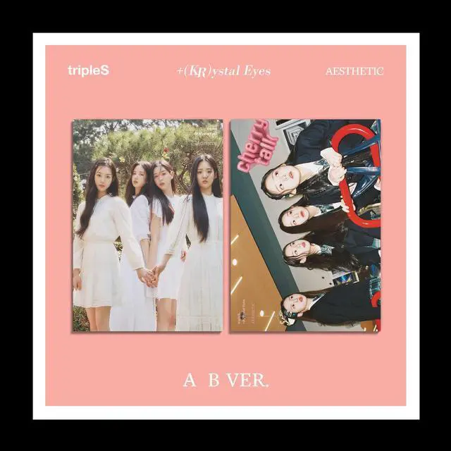 Main image of tripleS +(KR) ystal Eyes AESTHETIC 1st Mini Album 2 Version SET CD+1p Folded Poster On Pack+68p Booklet+1ea Special Class Objekt+1p Folding Card+1ea Sticker+Tracking Sealed