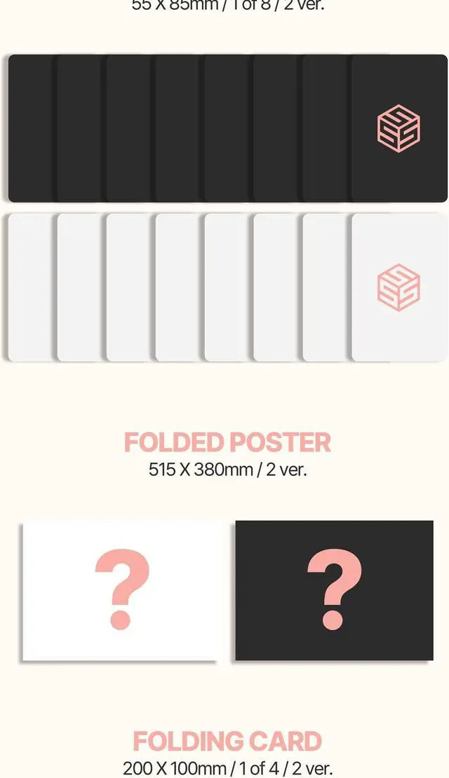 Alt view image 4 of 5 - tripleS +(KR) ystal Eyes AESTHETIC 1st Mini Album 2 Version SET CD+1p Folded Poster On Pack+68p Booklet+1ea Special Class Objekt+1p Folding Card+1ea Sticker+Tracking Sealed