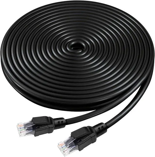 Main image of VOIETOLT Cat 6 Outdoor Ethernet Cable 90 ft, 24AWG 10Gbps High Speed Cat6 Ethernet Cable Cord Waterproof Direct Burial LLDPE UV Jacket