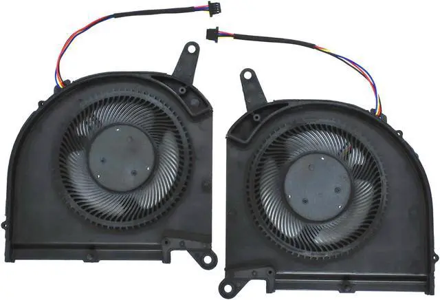 Alt view image 2 of 2 - ZHAWULEEFB New CPU+GPU Cooling Fan for Gigabyte Aorus 15P 15G 17G KB SB WB XB YB YC KC XC RX5G RX7G AERO 15 OLED SA 17 HDR XA RP75XA RP77XA RP77XD AERO 17 RP77 RP75W PLB07010S12HH DC12V (0.7CM Fan)
