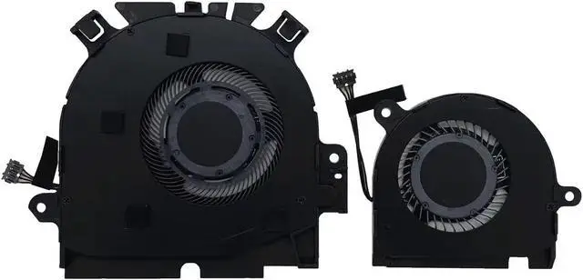 Alt view image 2 of 5 - ZHAWULEEFB New Compatible CPU+GPU Cooling Fan for Lenovo Ideapad Yoga C940-14IIL Quiet 5H40S19974 ND55C57-18L29 ND55C56-18L28 DC5V 0.5A Fan