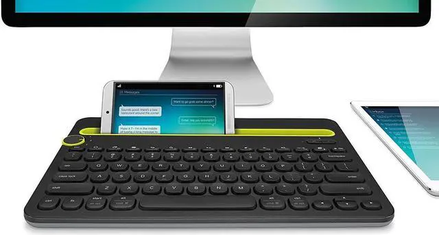 Alt view image 4 of 5 - Logitech Wireless Bluetooth Keyboard for Multi-Devices K480 - Works with Windows, Mac, iPad Tablet, Android and Smartphones - Bulk Packaging - Black