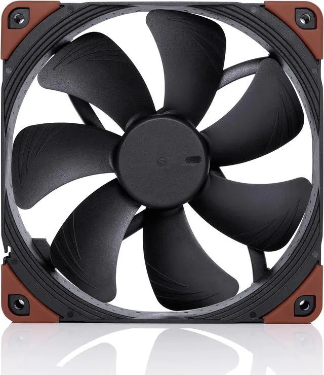 Alt view image 3 of 5 - Noctua NF-A14 iPPC-2000, Heavy Duty Cooling Fan, 3-Pin, 2000 RPM (140mm, Black)