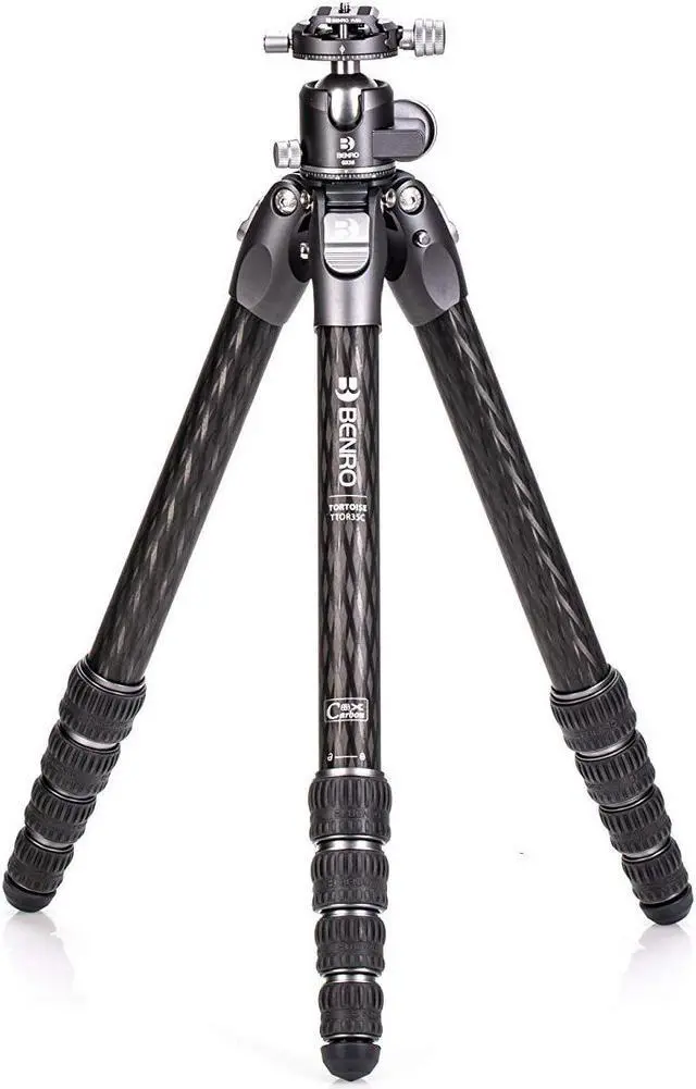 Main image of Benro Tortoise Columnless Carbon Fiber Three Series Tripod Kit with GX35 Ball Head