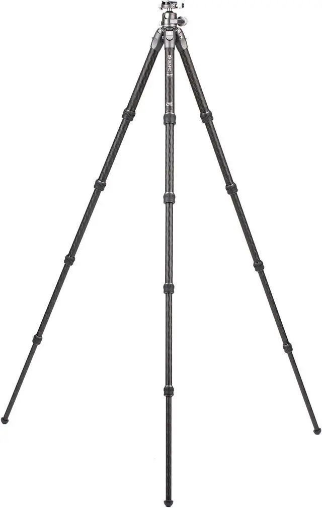 Alt view image 3 of 5 - Benro Tortoise Columnless Carbon Fiber Three Series Tripod Kit with GX35 Ball Head