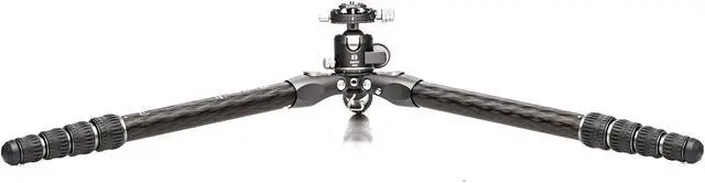 Alt view image 5 of 5 - Benro Tortoise Columnless Carbon Fiber Three Series Tripod Kit with GX35 Ball Head