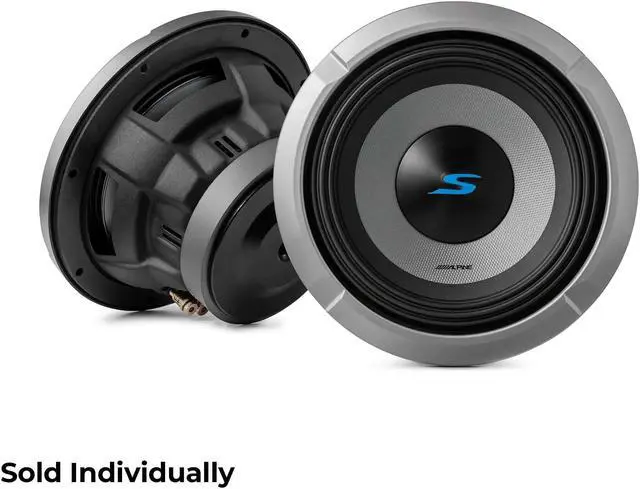 Alt view image 5 of 5 - Alpine S2-W8D2 8" S-Series Dual 2 Ohm Car Subwoofer, 900W Max, 300W RMS