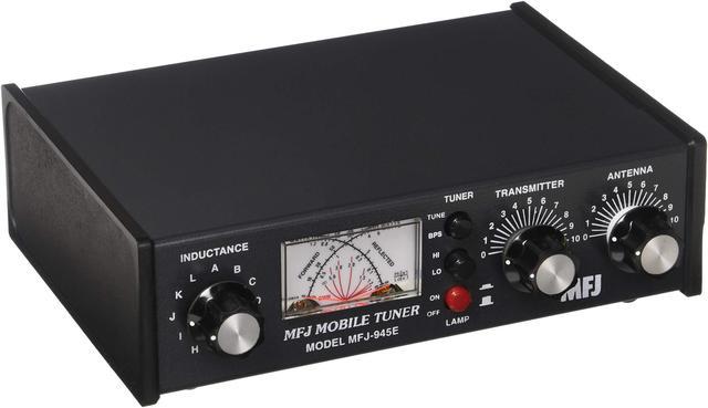 MFJ Enterprises Original MFJ-945E 1.6 ~ 60 MHz Mobile Antenna Tuner w/ Watt  Meter & Antenna Bypass Switch. 300 Watts