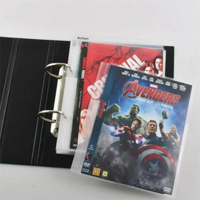 Alt view image 5 of 5 - Tarifold DVD Protective Sleeve with Felt Insert, Holds 2 DVD Discs, Binder Holes, Space for Cover, Closing Flap, 50/Pack (10269)