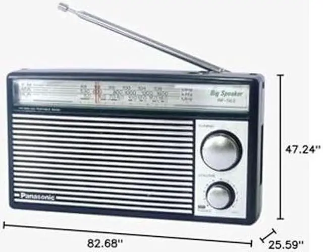 Alt view image 5 of 5 - PANASONIC RF-562D AM FM SW Shortwave Transistor Radio - Retro Design (Battery operated)