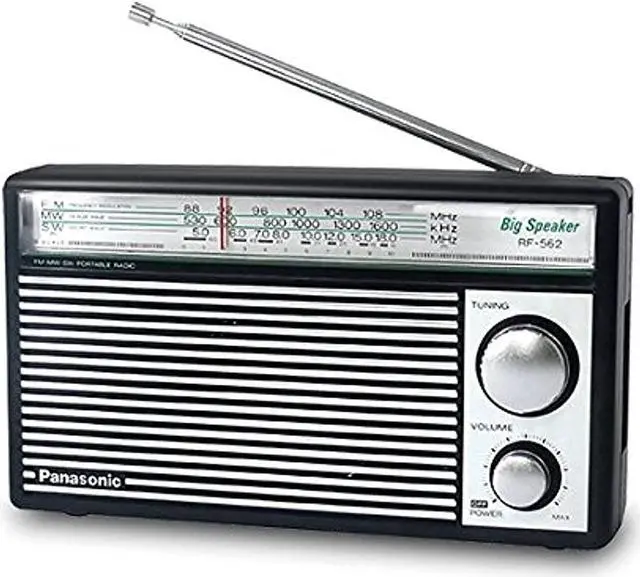 Main image of PANASONIC RF-562D AM FM SW Shortwave Transistor Radio - Retro Design (Battery operated)