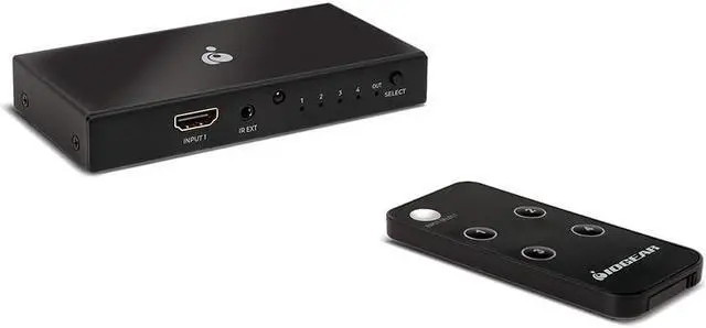 Main image of IOGEAR 4-Port 8K Ultra HD HDMI Switch 48 Gbps HDR+ 4K 120Hz  Plug and Play  Connect up to Four 8K 60Hz Devices to TV, HDTV, Projector for Gaming Consoles, Laptops, Digital Cameras  GHDSW8K4