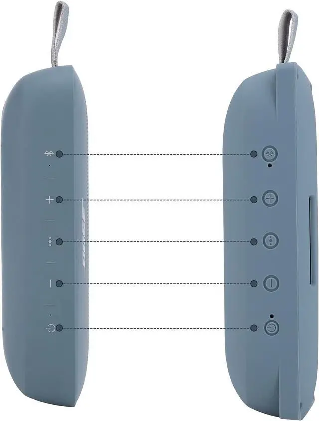 Alt view image 3 of 5 - Hard + Silicone Case for Bose SoundLink Flex Speaker