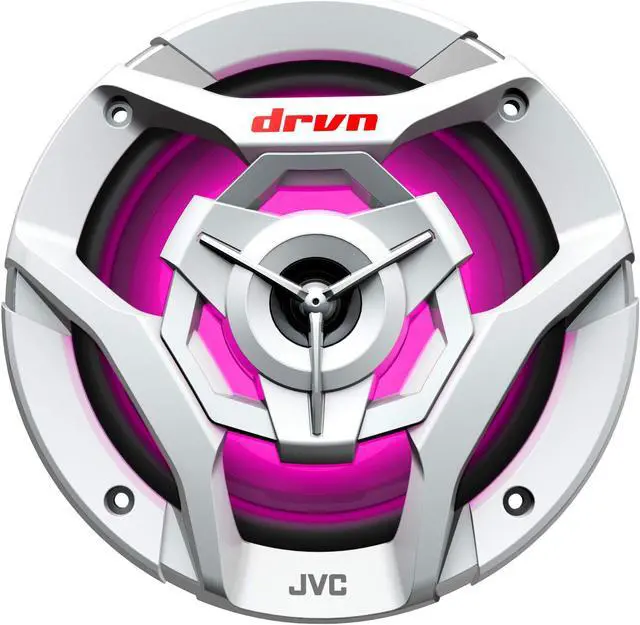 Alt view image 3 of 5 - JVC CS-DR620MBL 6.5 Inch Car & Marine, Motor Sports, Car Audio Stereo 2- Way Speakers with Cool Built in RGB LED Lights, Weatherproof IPX5, 260 Watts, UV Protected Grills Included - Black