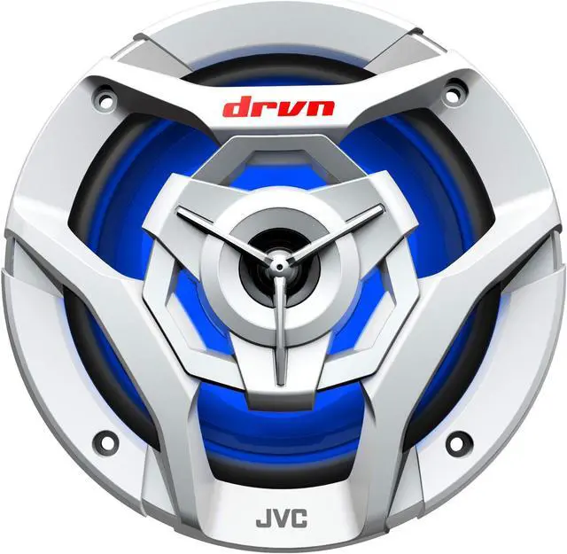 Alt view image 4 of 5 - JVC CS-DR620MBL 6.5 Inch Car & Marine, Motor Sports, Car Audio Stereo 2- Way Speakers with Cool Built in RGB LED Lights, Weatherproof IPX5, 260 Watts, UV Protected Grills Included - Black